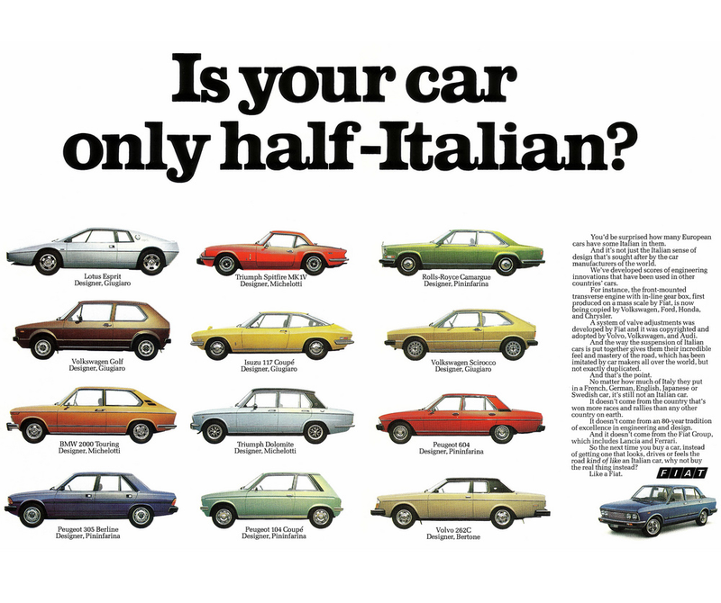 Illustration for article titled Nifty old FIAT 131 ad!